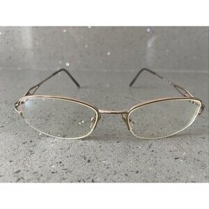 Sferoflex Eyeglasses Frames ONLY 2503-B 267 Rose Gold Half Rim Oval 49-18-130